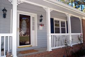 Traditional front porch